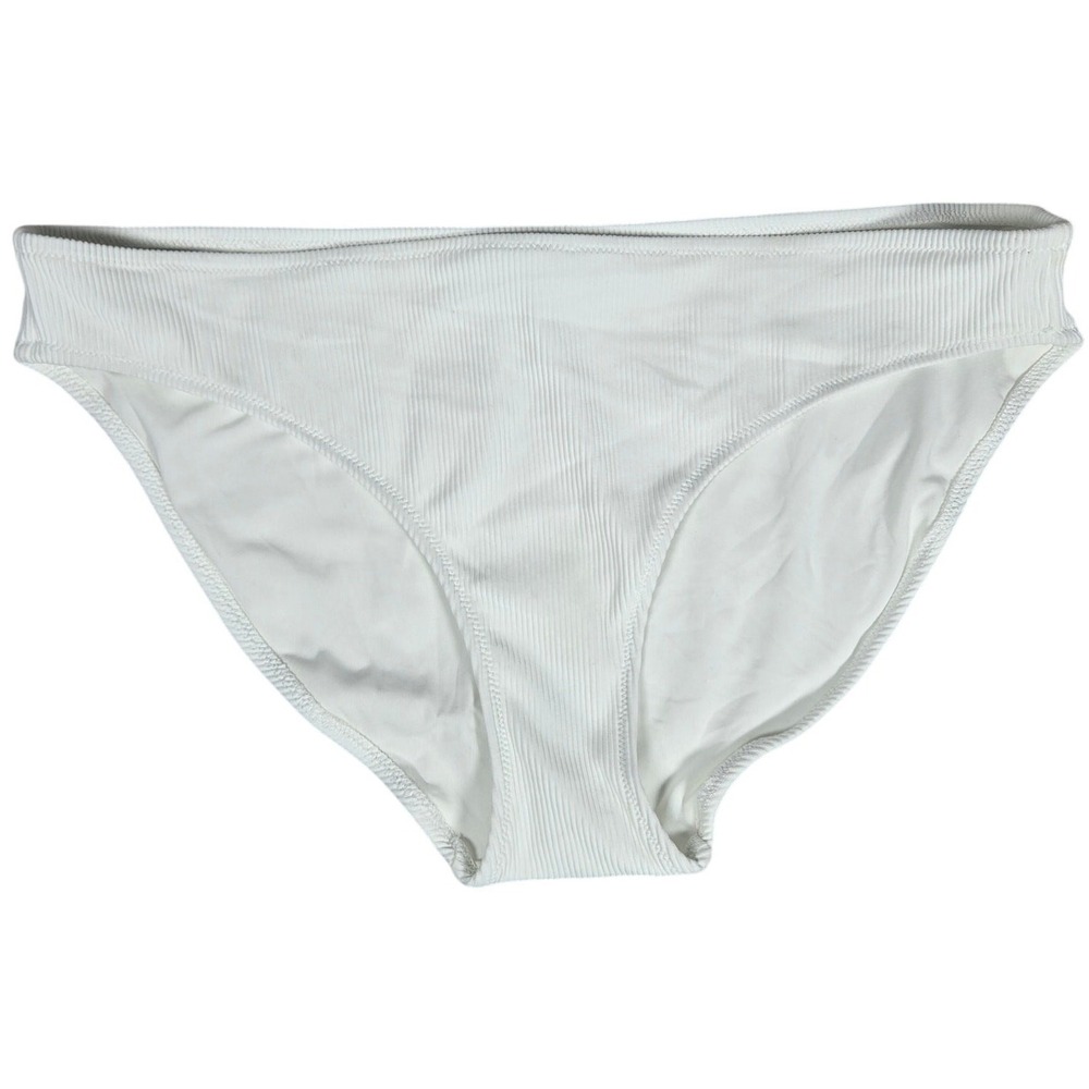 Aerie Ribbed Classic Bikini Bottom XL Softโ Muslin NWT
